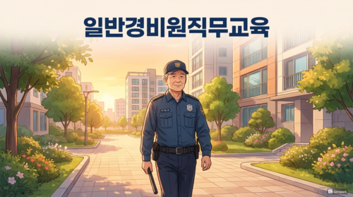 일반경비원 직무교육 1월